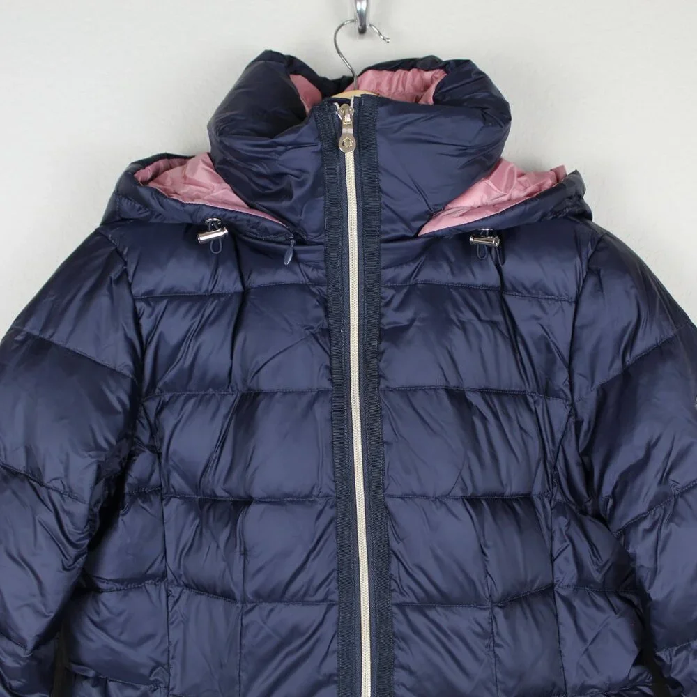 NWT Kate Spade Fitted Hooded Winter Down Coat, XL